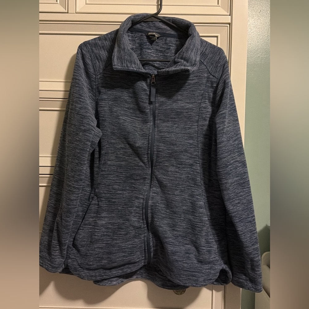 Eddie Bauer Heathered Navy Pullover